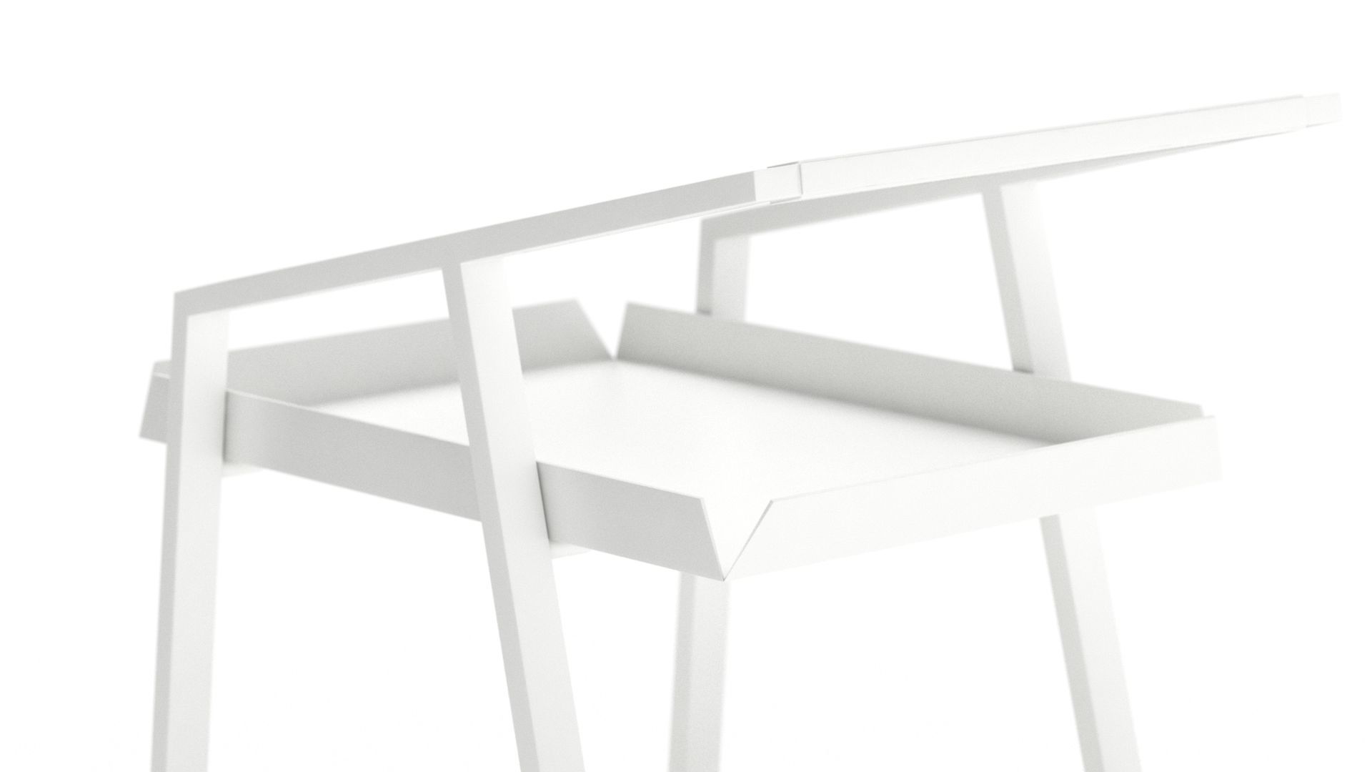 10Deka Pulvis Food Bar Trolley  3D model_12