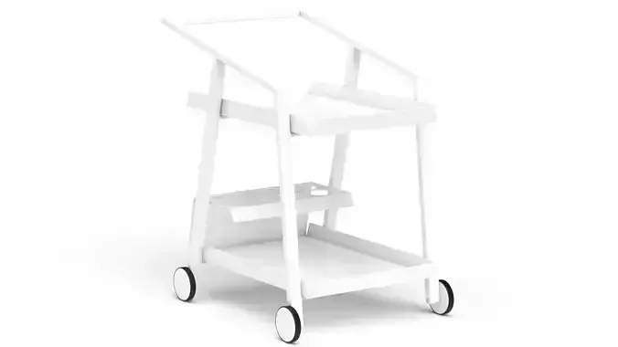 10Deka Pulvis Food Bar Trolley  3D model