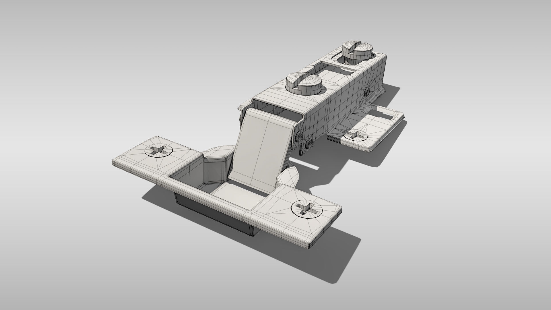 Cabinet Hinge 3D model_8