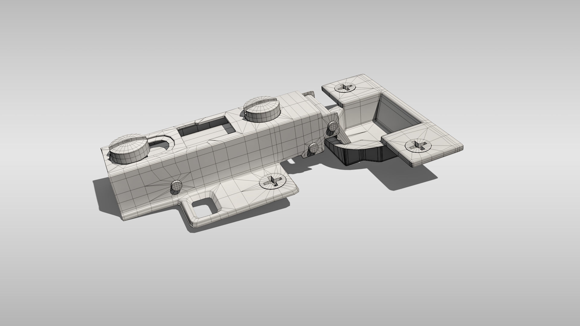 Cabinet Hinge 3D model_7