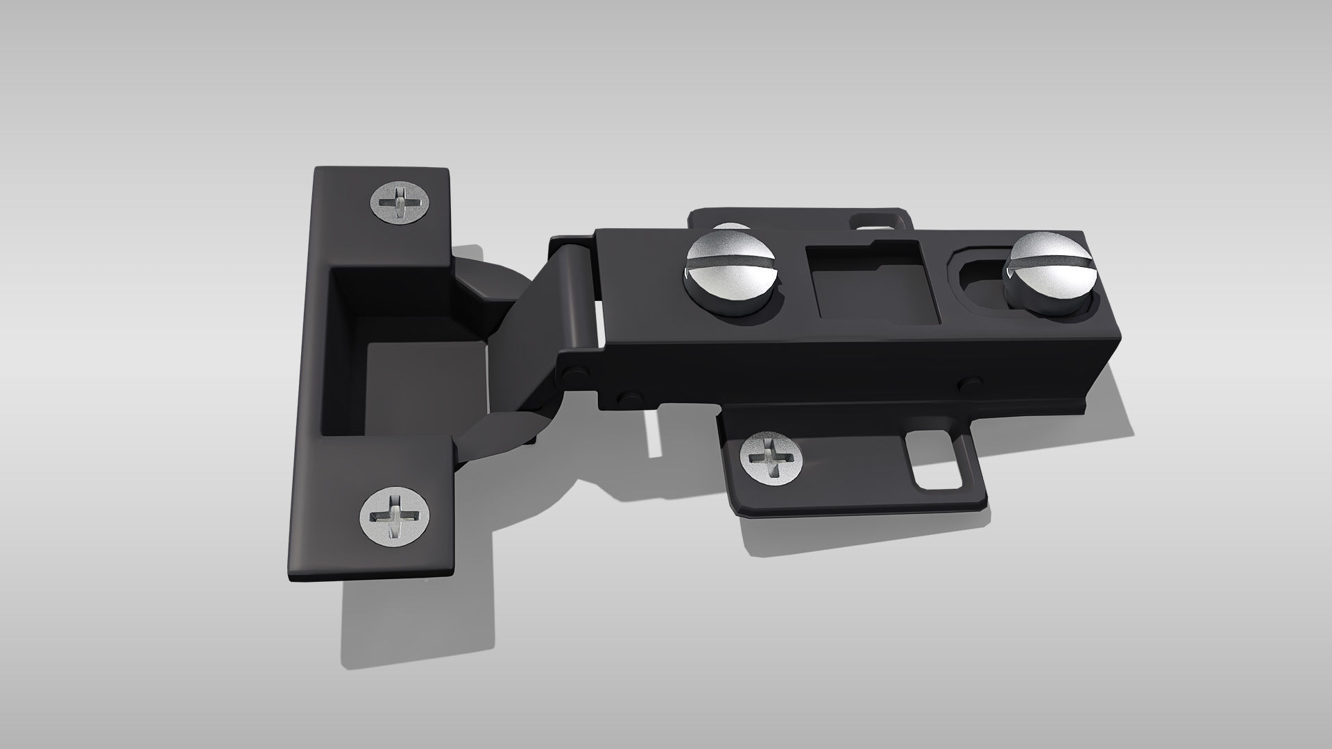 Cabinet Hinge 3D model_3