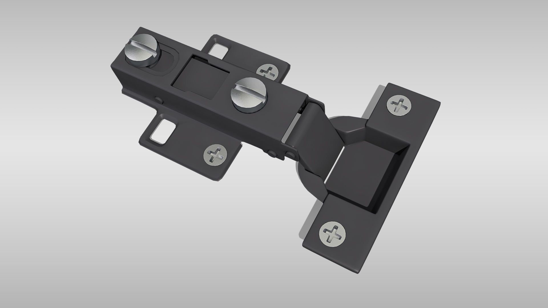 Cabinet Hinge 3D model_1