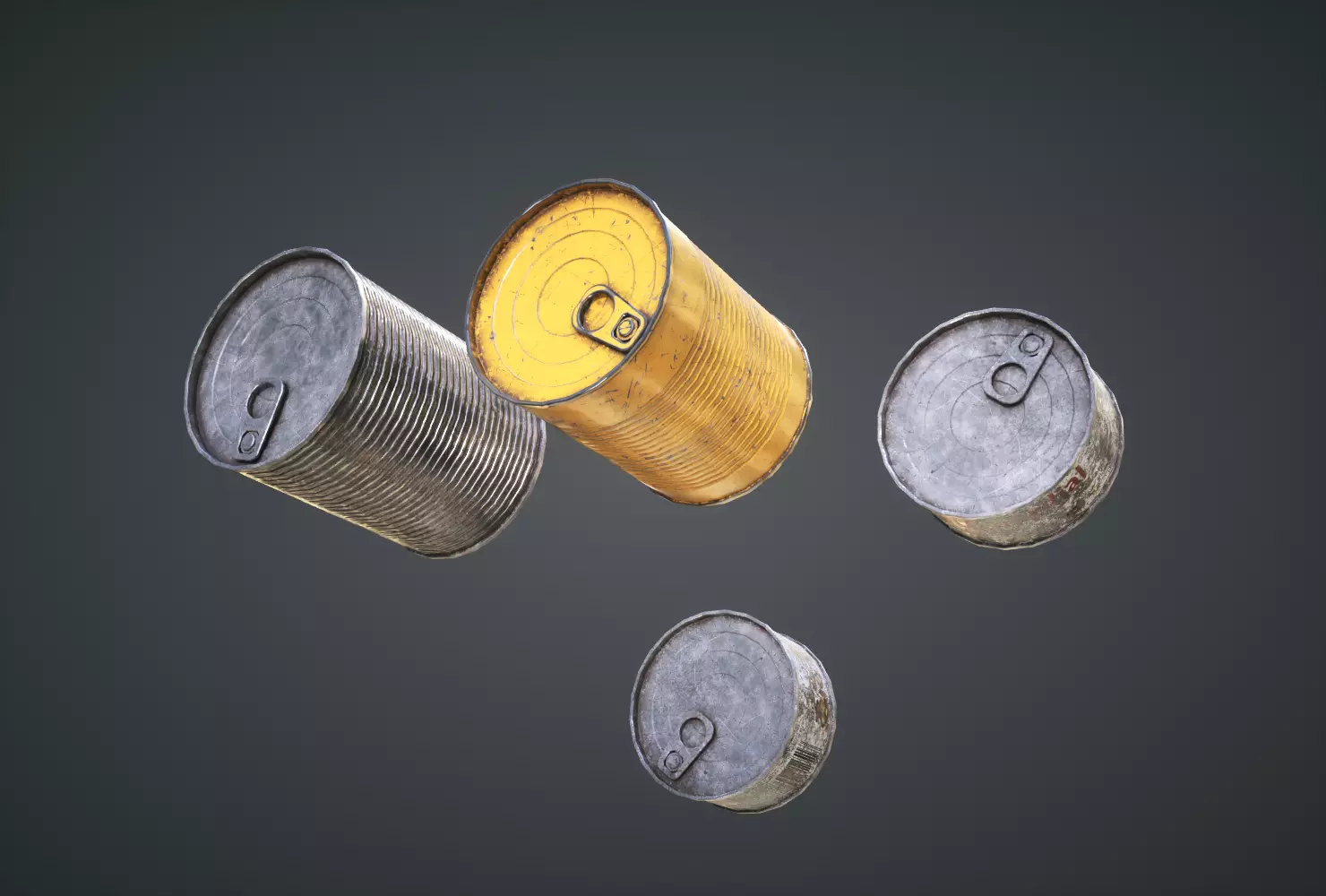 3D model Cans Mix Pack VR / AR / low-poly | CGTrader