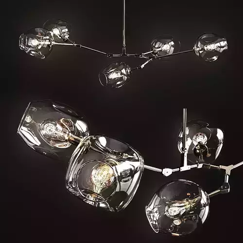 Branching bubble 5 lamps