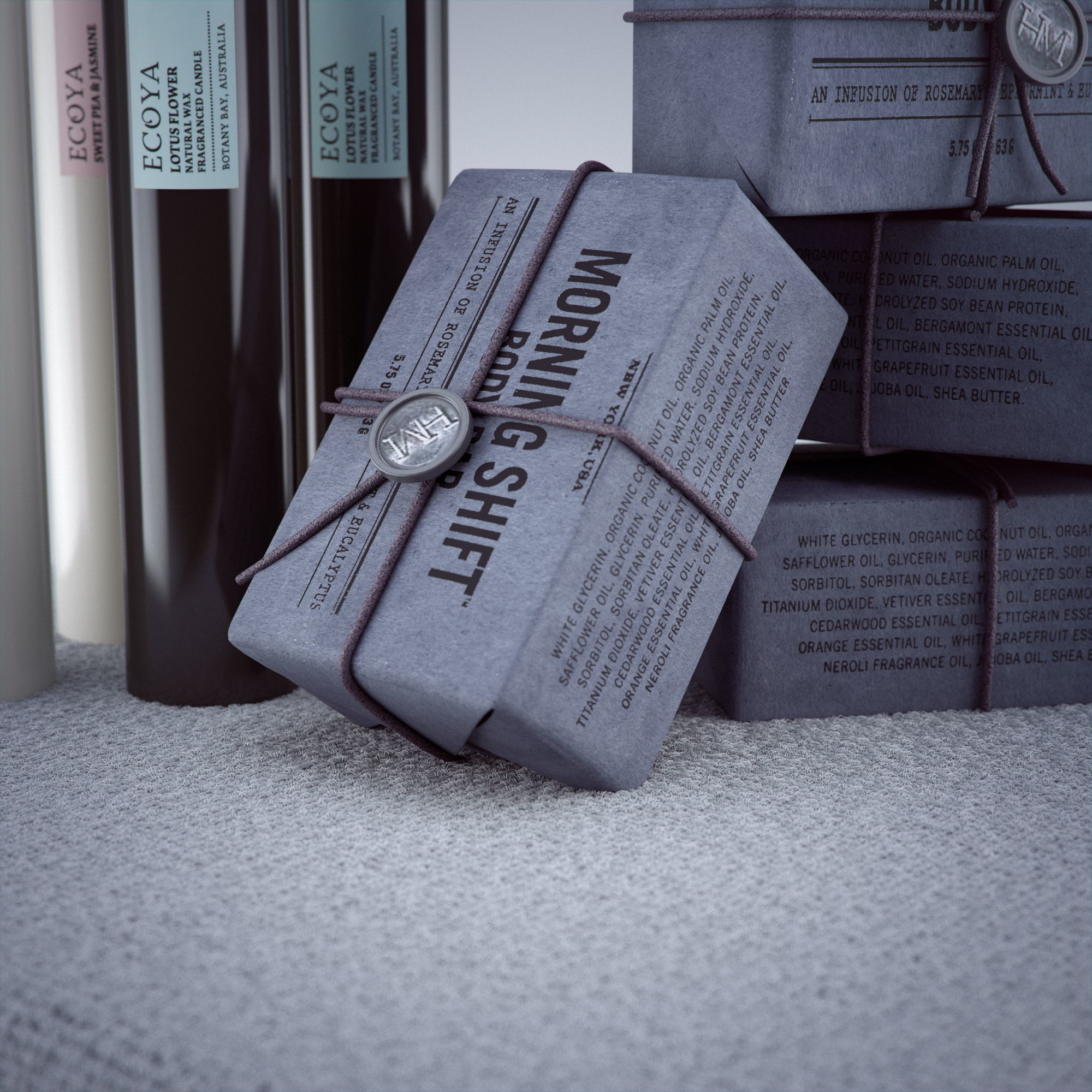 Decorative Luxury Soap and Bodywash Hudson Made Ecoya 3D model_2