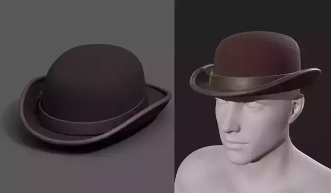 Human Hat Generic Brown protection classic basic package 