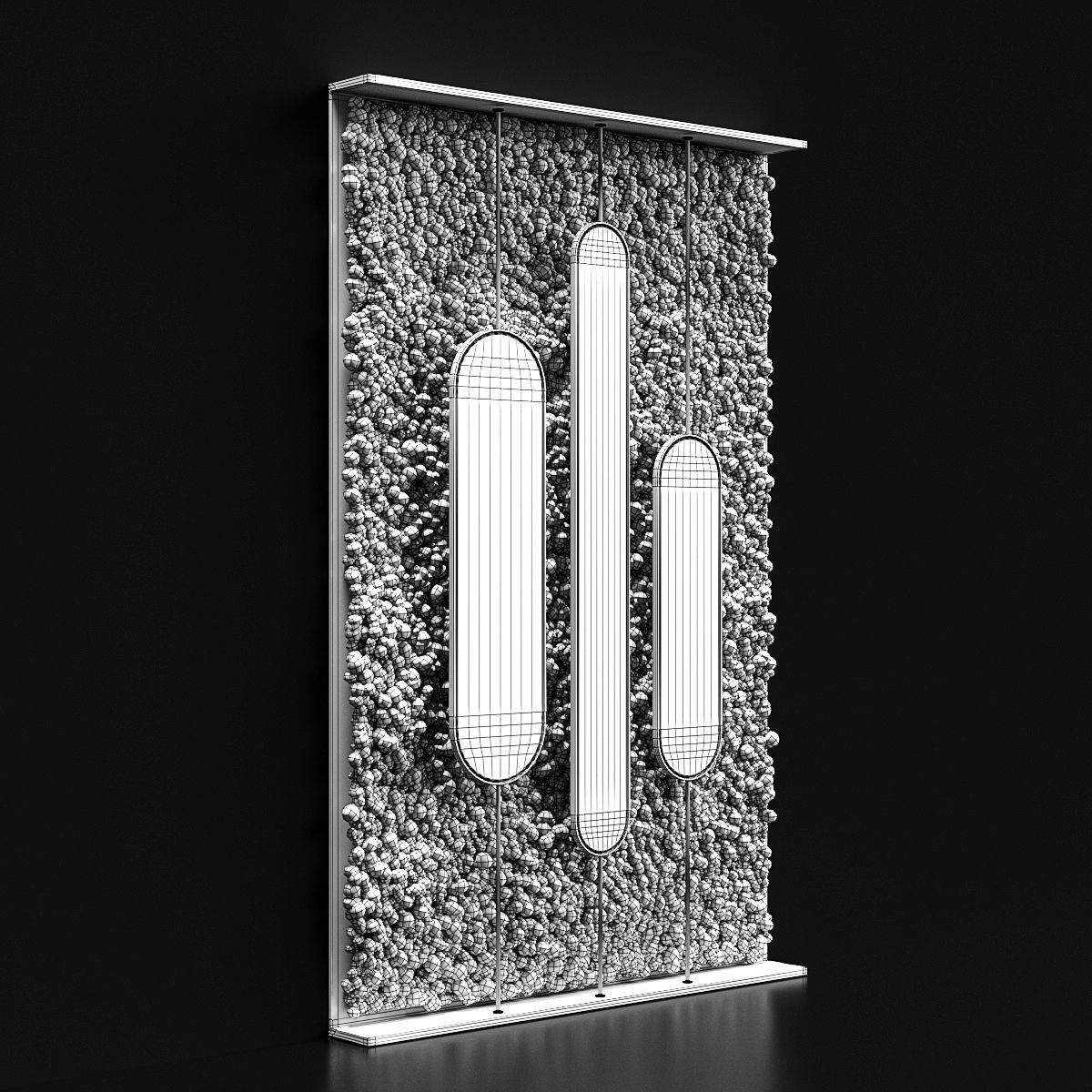 Stabilized moss and mirrors 3D model_4