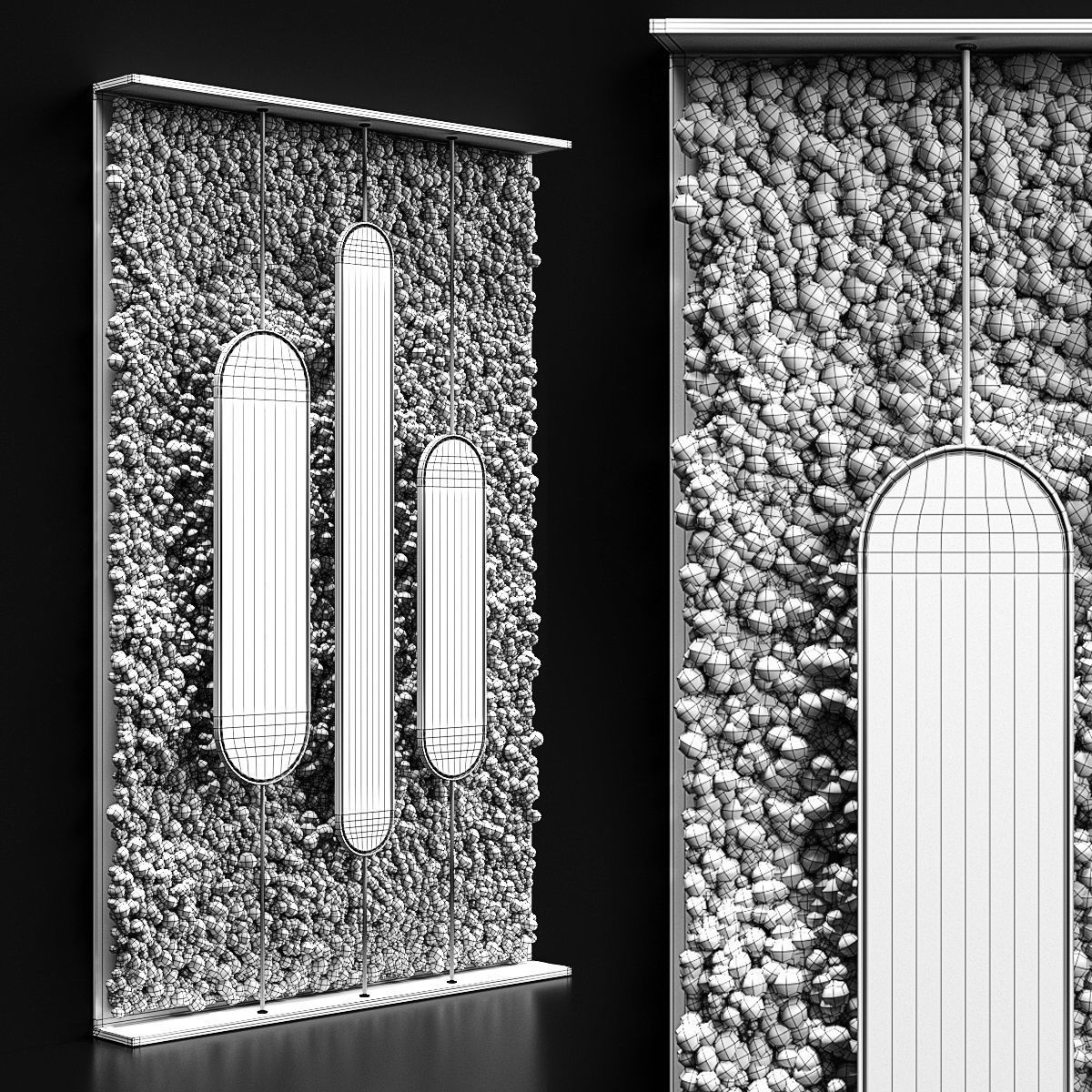 Stabilized moss and mirrors 3D model_3