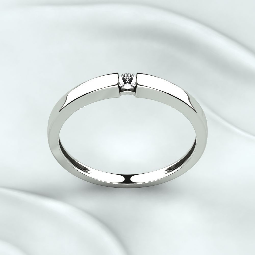 Wedding Fashion Ring 3D print model_11