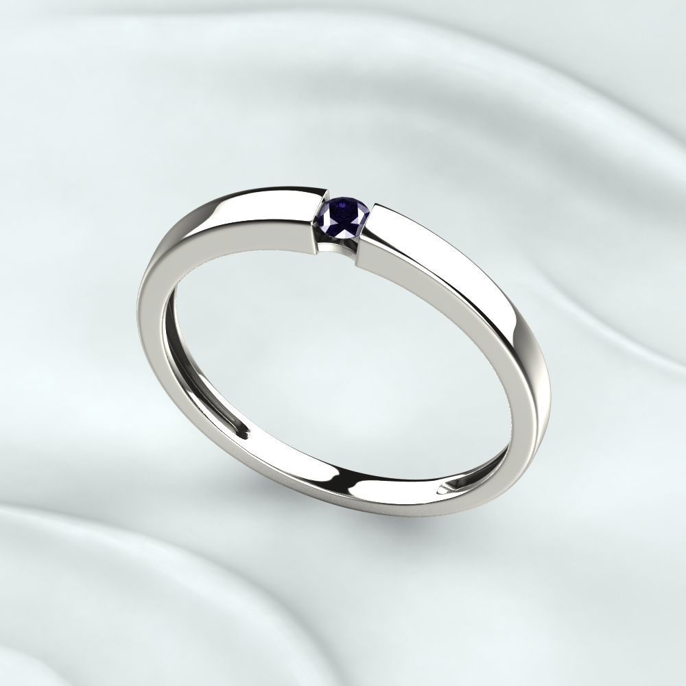 Wedding Fashion Ring 3D print model_4