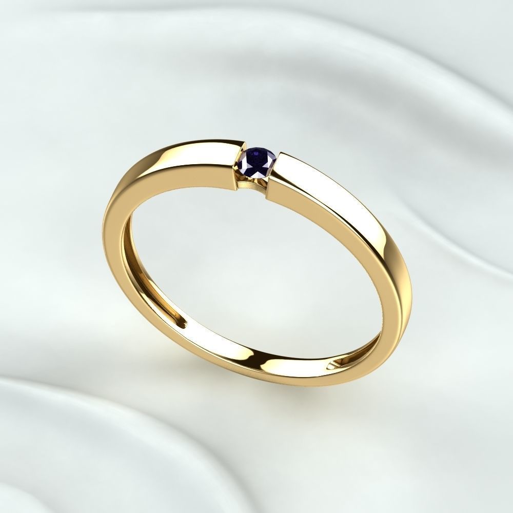 Wedding Fashion Ring 3D print model_10