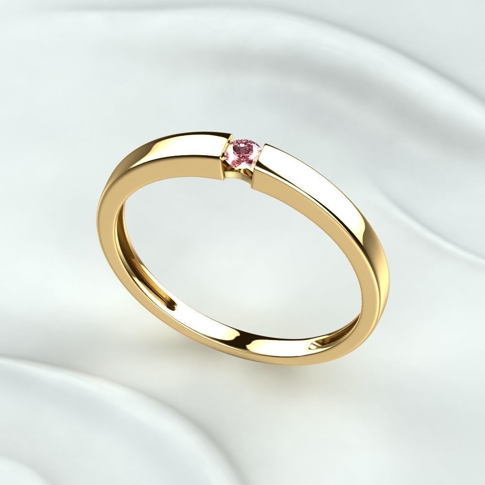 Wedding Fashion Ring 3D print model_9