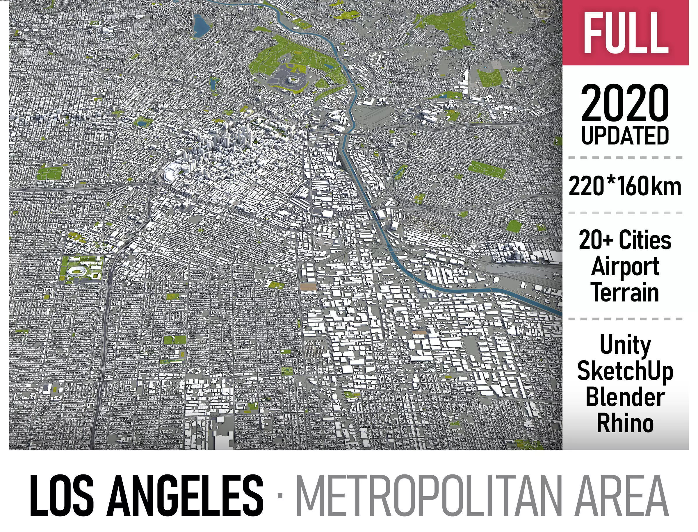 Los Angeles 3D Model Collection_0