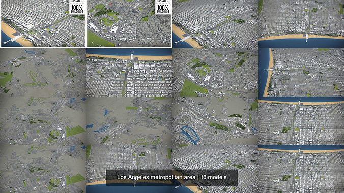 Los Angeles 3D Model Pack 5