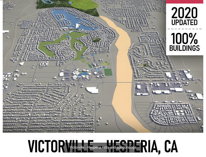 Los Angeles 3D Model Pack 7