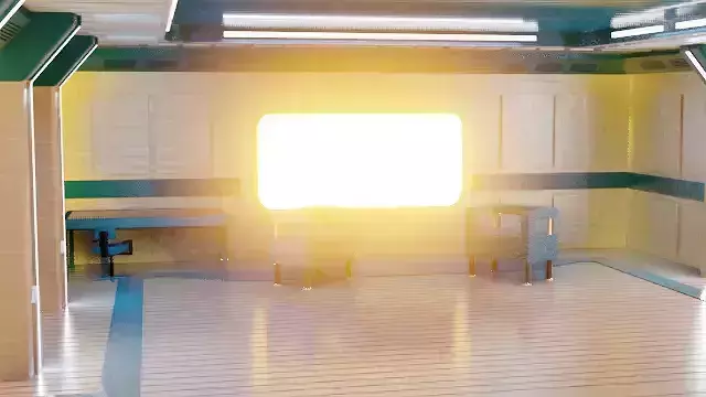 Low Poly Sci Fi Apartment