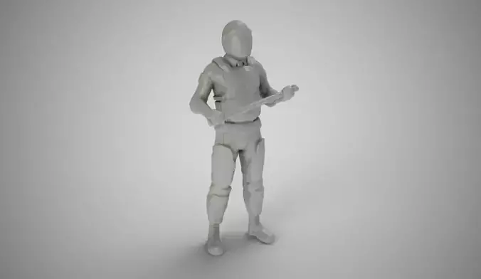 Riot Cop 3D print model