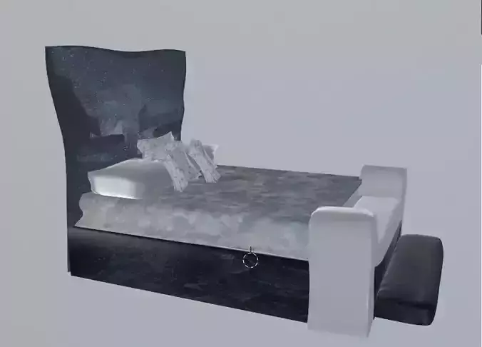 bed furniture comfort relaxation blender obj file 