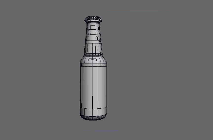 3D model Heineken Beer Bottle 3D model Low-poly 3D model_4