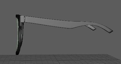 Sunglasses Square Free 3D model_2