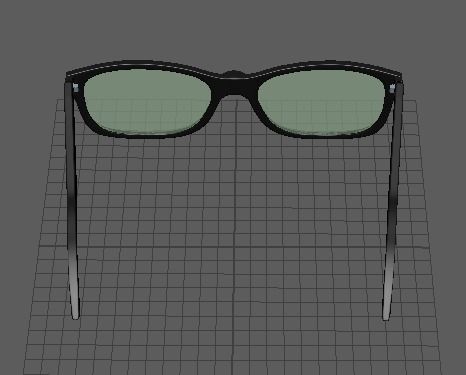 Sunglasses Square Free 3D model_1
