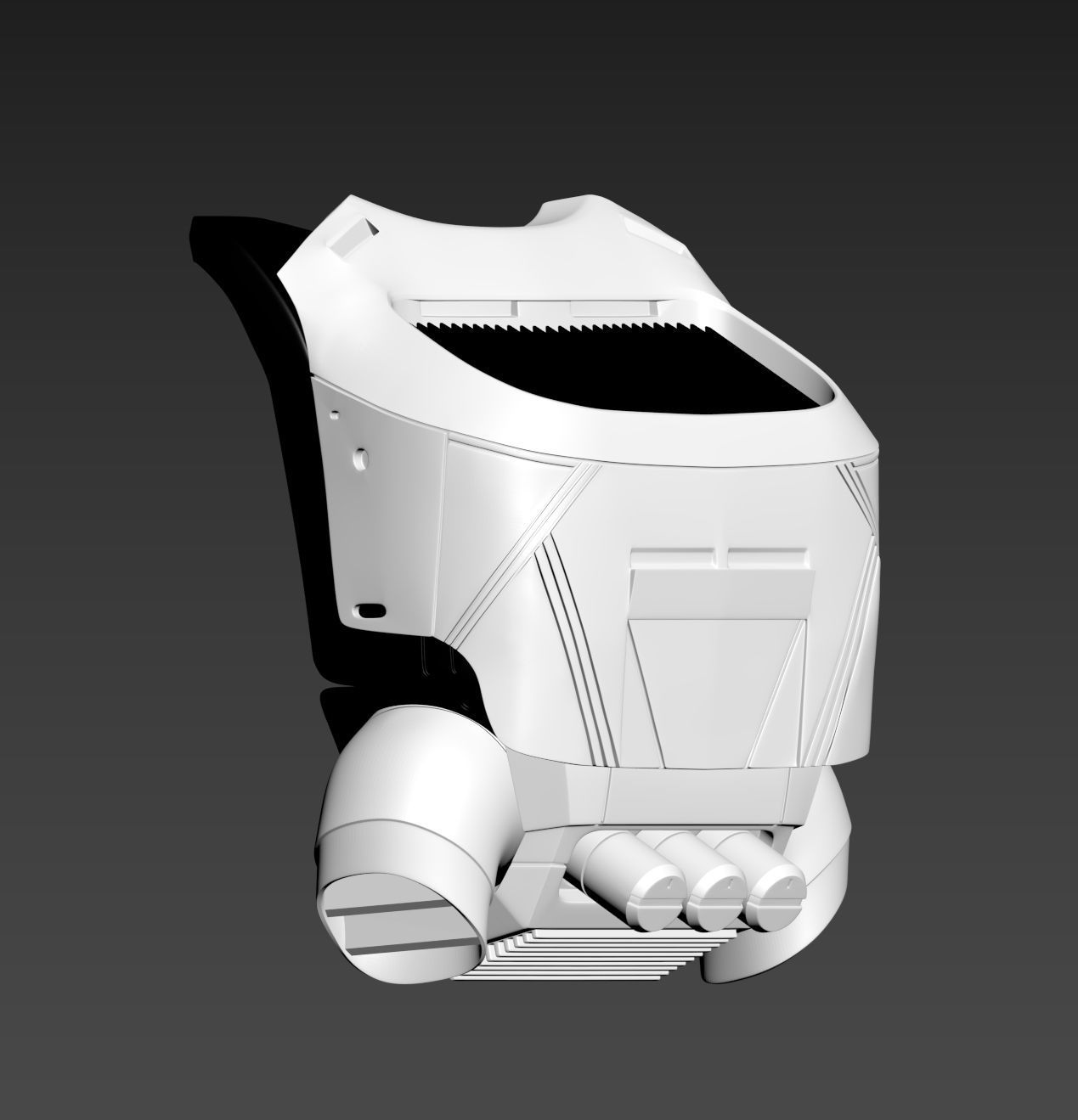 Star Wars The Rise of Skywalker Jet Trooper Full Armor 3D print model_38