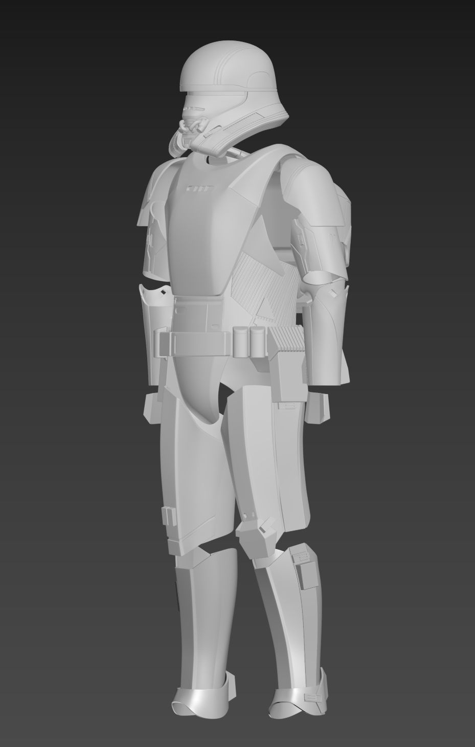 Star Wars The Rise of Skywalker Jet Trooper Full Armor 3D print model_5