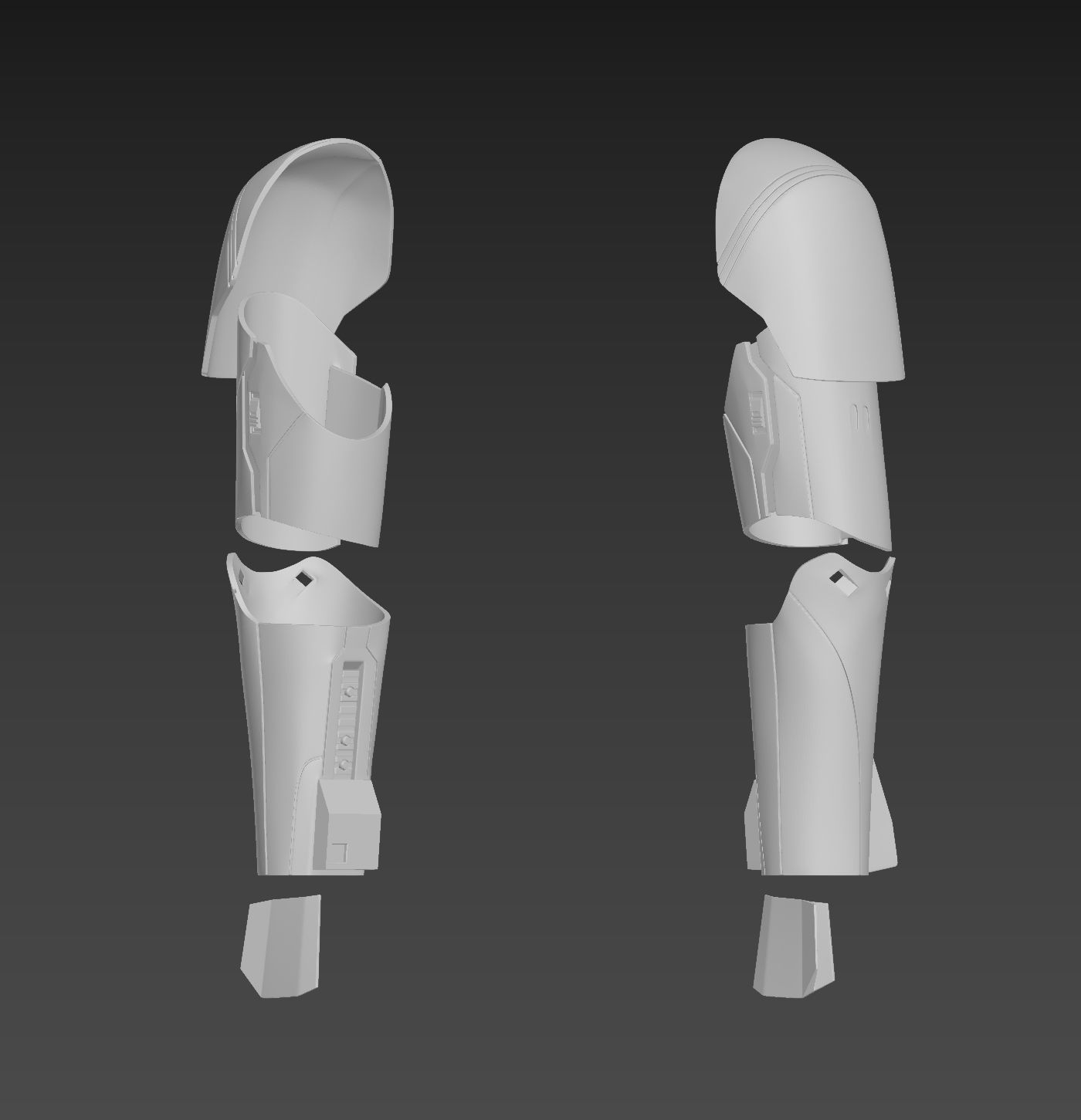 Star Wars The Rise of Skywalker Jet Trooper Full Armor 3D print model_42