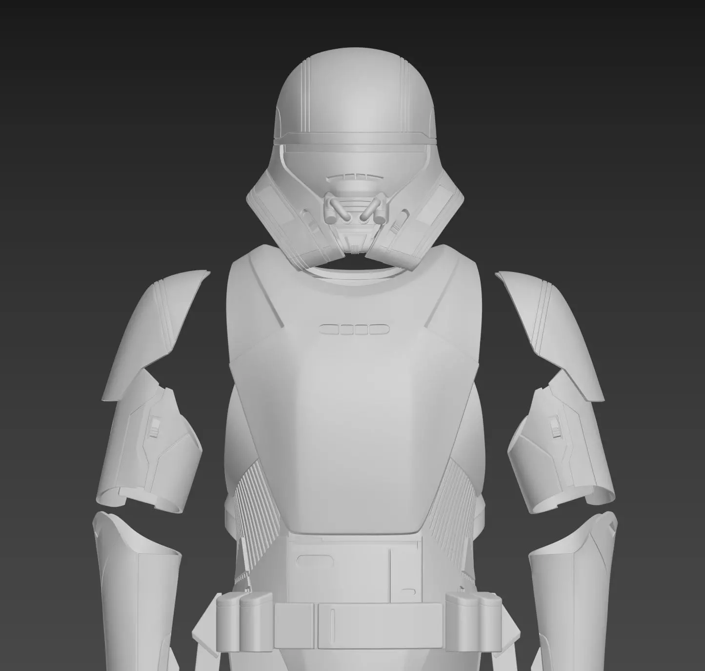 Star Wars The Rise of Skywalker Jet Trooper Full Armor 3D print model_0