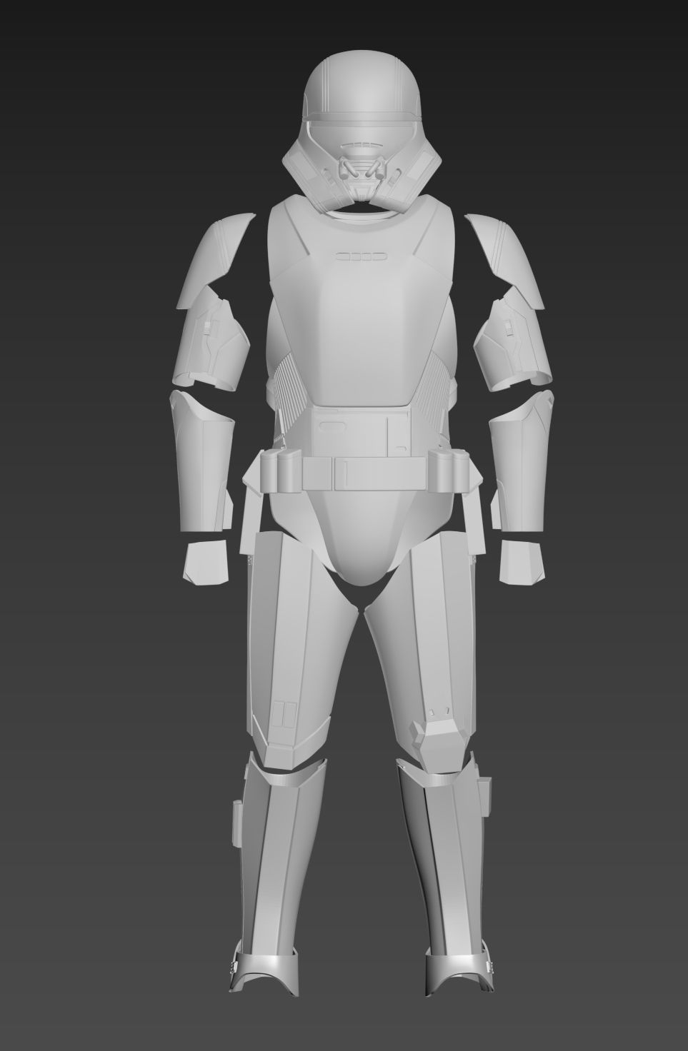 Star Wars The Rise of Skywalker Jet Trooper Full Armor 3D print model_4