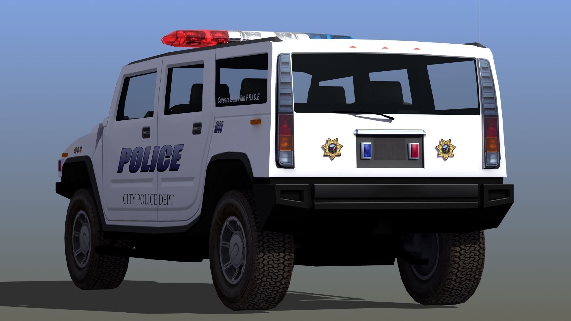 Police Asset Pack 3D Model Collection_18