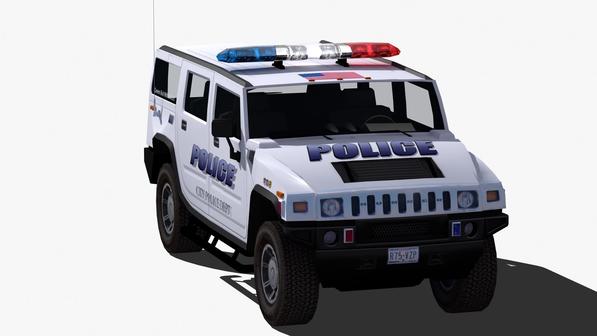 Police Asset Pack 3D Model Collection_17