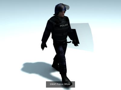Police Asset Pack 3D Model Collection_2