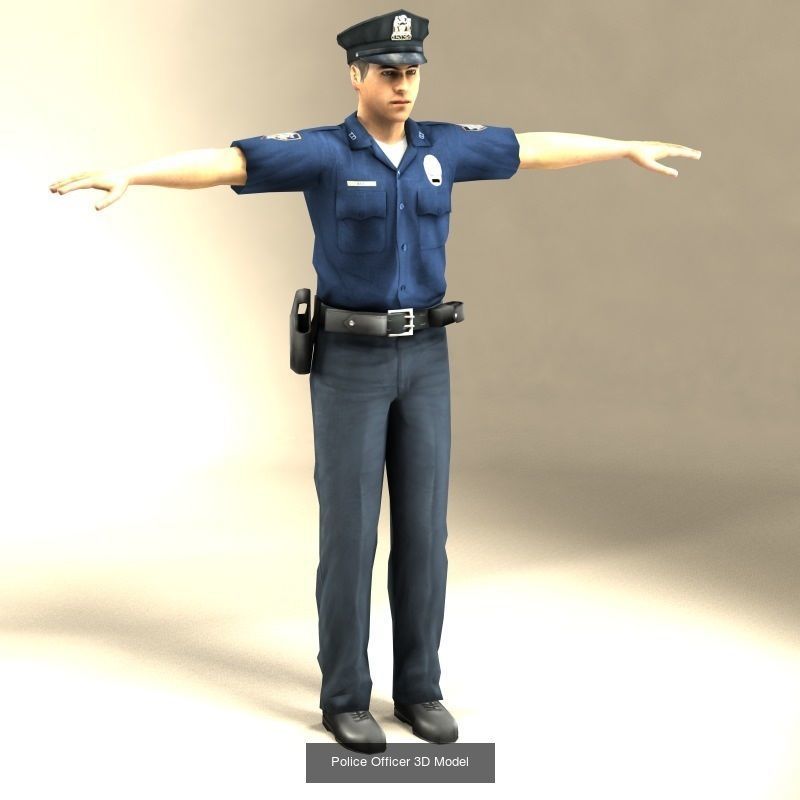 Police Asset Pack 3D Model Collection_1