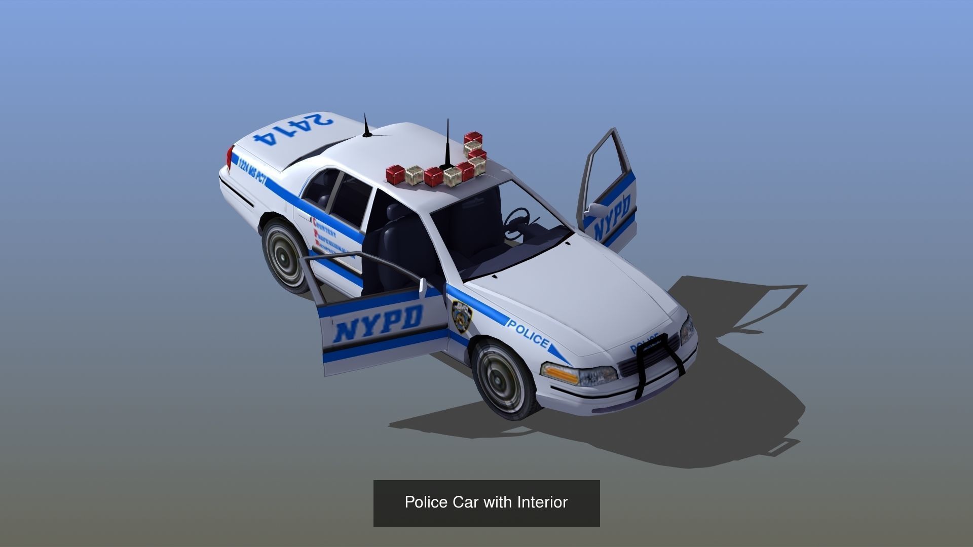 Police Asset Pack 3D Model Collection_4