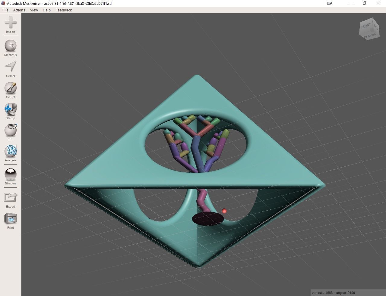 Painter Tripod 3D print model_8