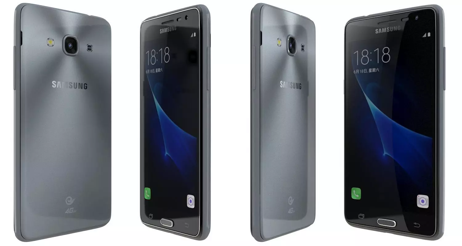 Samsung Galaxy J3 Pro Black 3D model_0