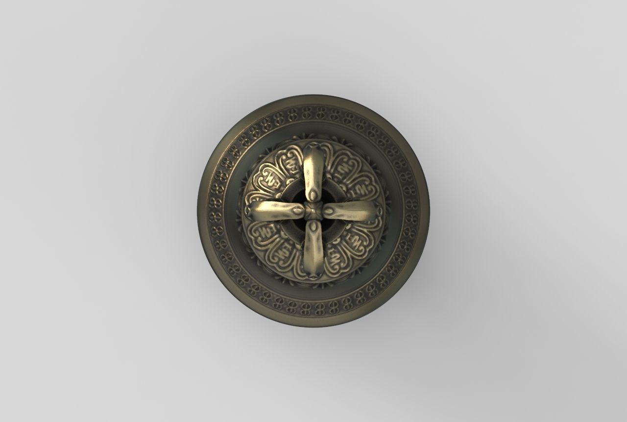 Tibetan Buddhist Ghanta Varja - Dorje Meditation Bell  3D print model_3