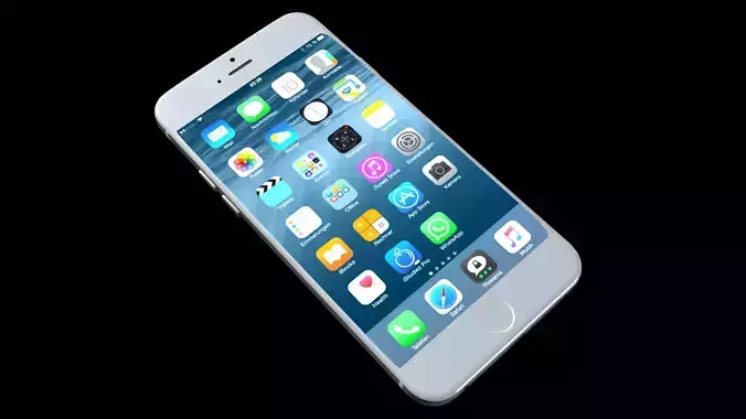 iPhone 6 Low Poly and High Poly