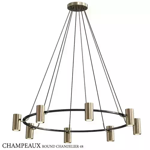 CHAMPEAUX ROUND CHANDELIER 48