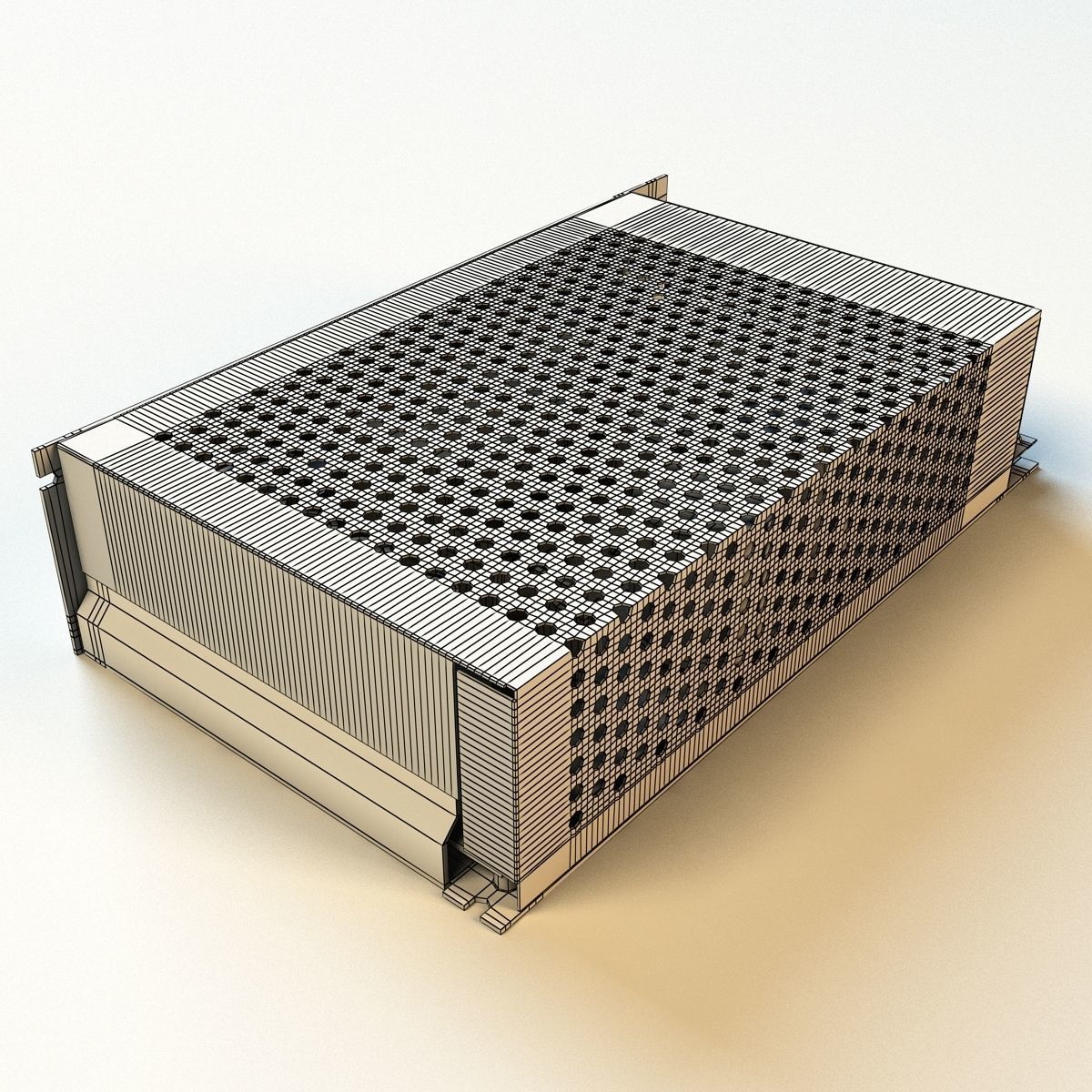 Power adapter LED 3D model_9