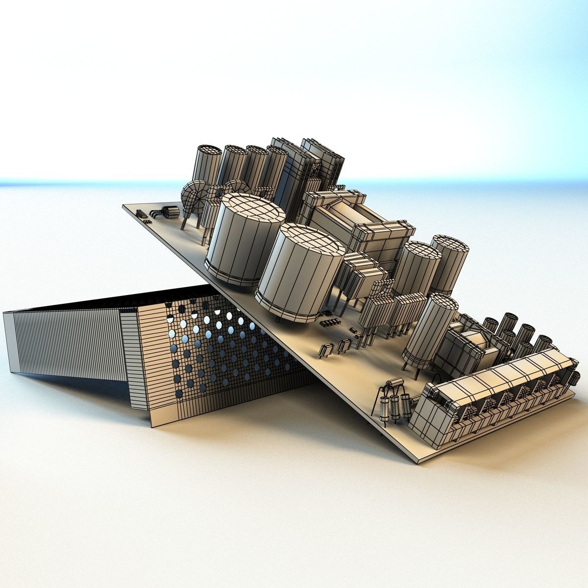 Power adapter LED 3D model_19