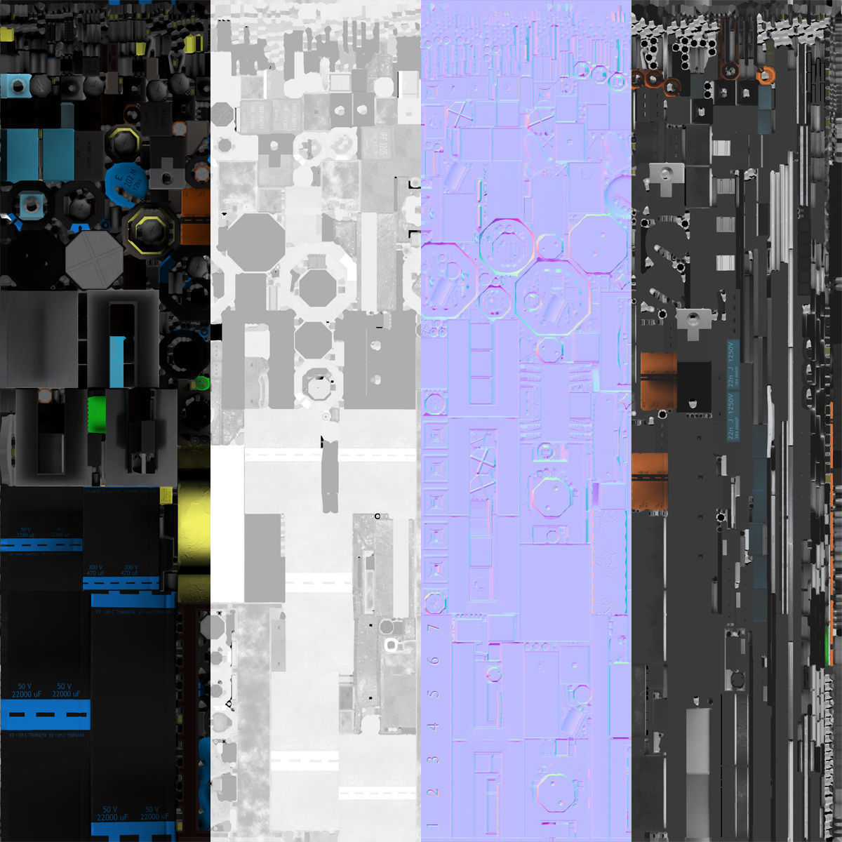 Power adapter LED 3D model_28