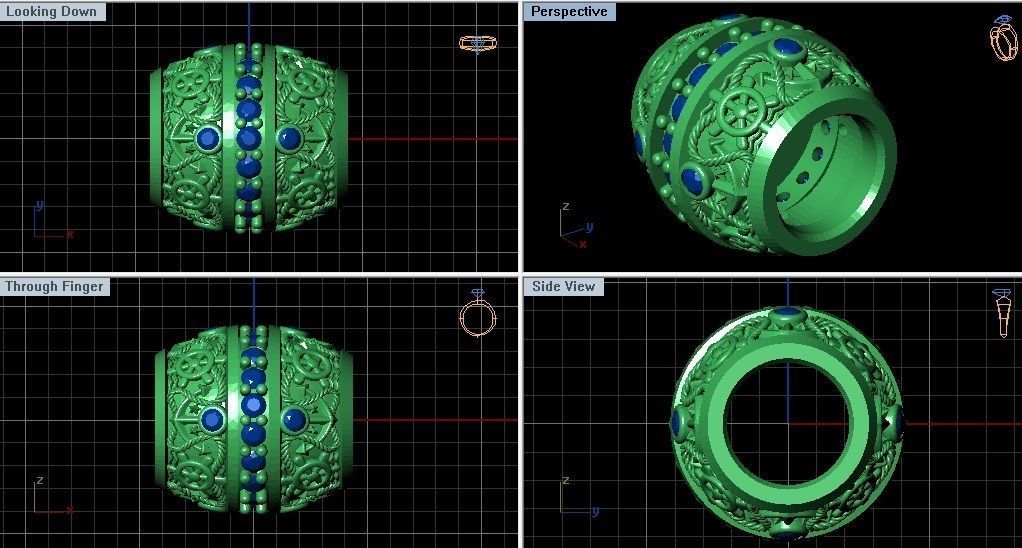 Diamond Bead 3D print model_4