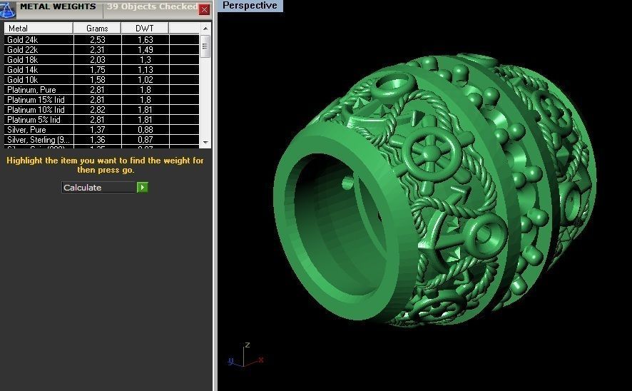 Diamond Bead 3D print model_3