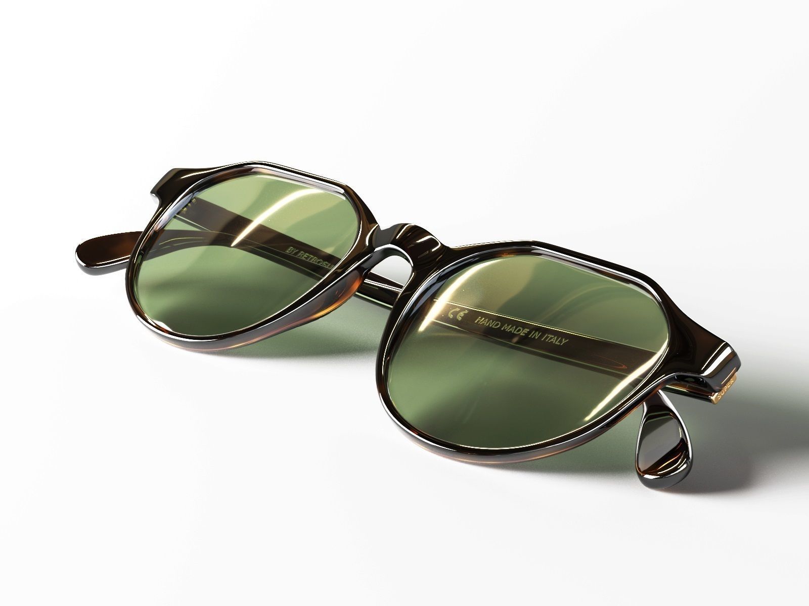 Super Sunglasses 3D model_1