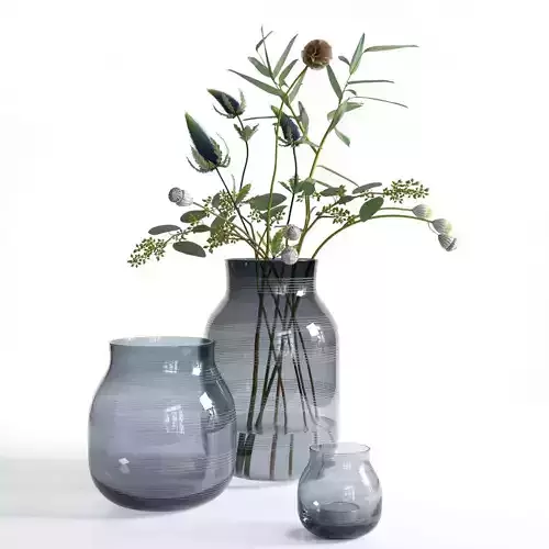 Omaggio Vases with Flowers