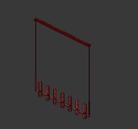 RAVELLE LINEAR CHANDELIER 3D model_6