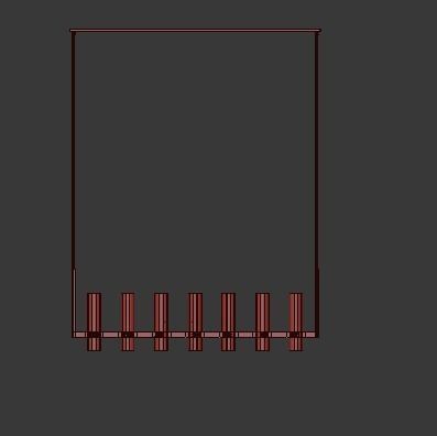 RAVELLE LINEAR CHANDELIER 3D model_7