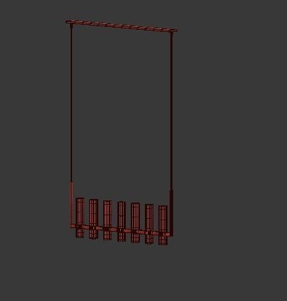 RAVELLE LINEAR CHANDELIER 3D model_5
